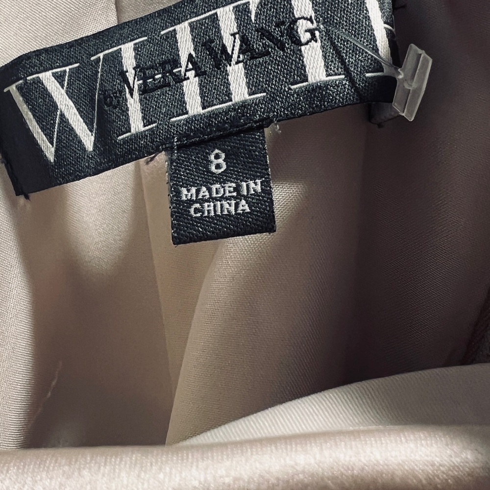 White by Vera wang satin dress champagne color - Picture 3 of 3